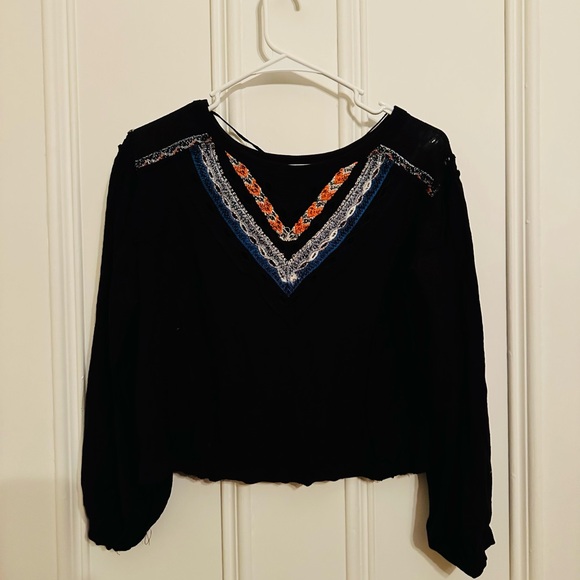 Free people NWT crochet shirt!! - Picture 1 of 4